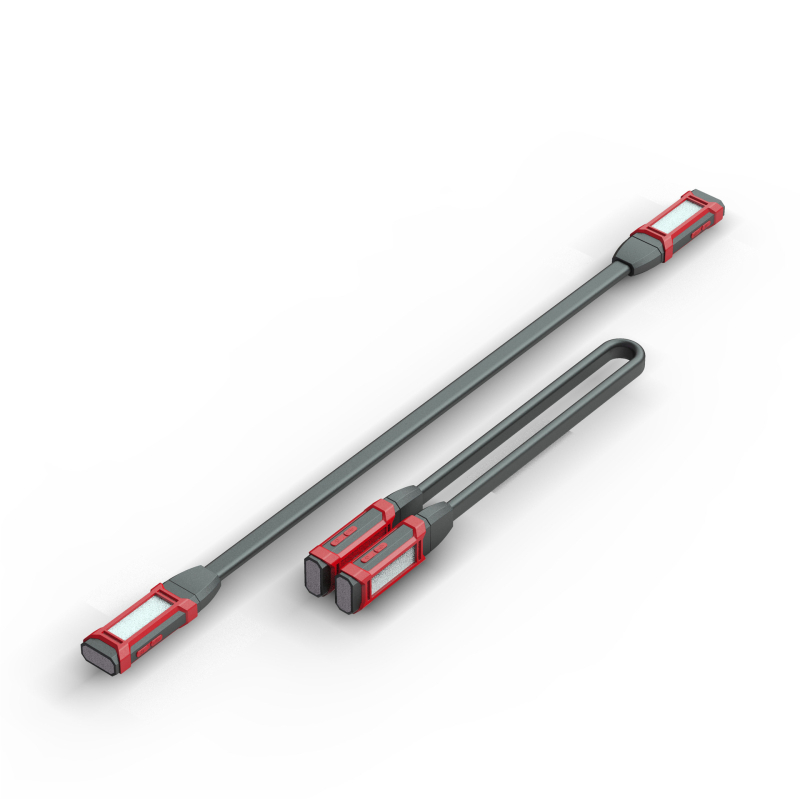 Punjava LED lampicu za vrat s magnetom za održavanje automobila – radna LED svjetiljka, 200/100/400 lm, 3.7V, 5W; materijal: aluminijska zlitina + ABS