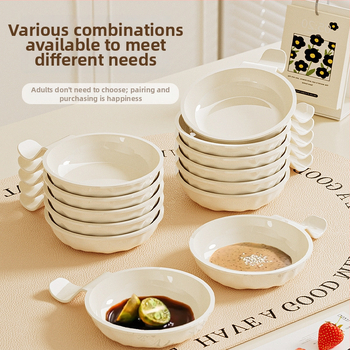 Plastový kruhový tanier na omáčky, vhodný do mikrovlnky, možnosť potlače loga a prispôsobenia