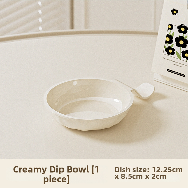 Plastový kruhový tanier na omáčky, vhodný do mikrovlnky, možnosť potlače loga a prispôsobenia