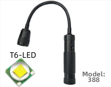 LED baterijska svjetiljka s magnetskom bazom i ručnim pogonom, 5W LED, 1200mAh, 360° rotacija