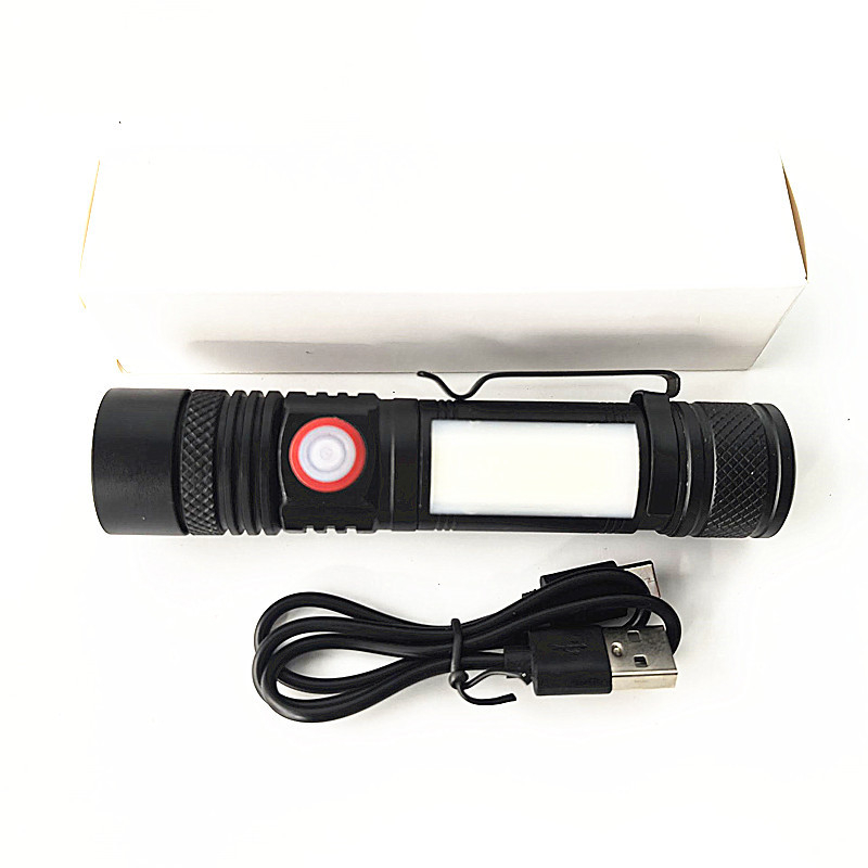 Type-C Φορτιζόμενη COB LED Εργασίας για Επισκευές Αυτοκινήτων – Αλουμινένιο Κέλυφος, 1200mAh Μπαταρία, Ισχύς 5W+3W, Περιστροφή 360°, Εμβέλεια 100–200m