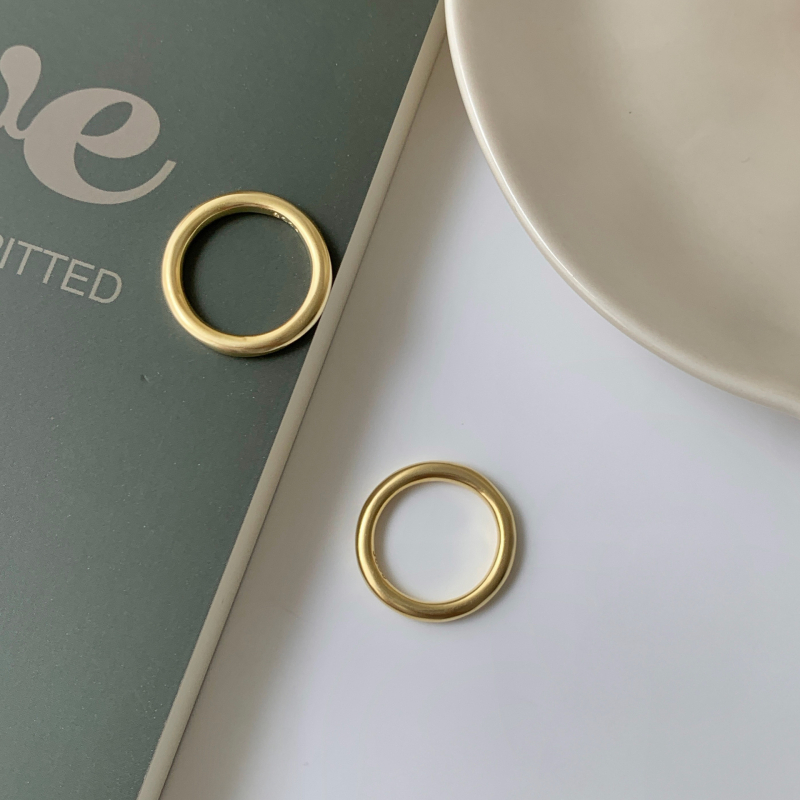 Taiya Inel din argint 925 geometric pentru femei – stil Ins