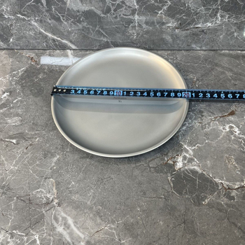 Kórejský titánový tanier – kruhový, čistiaci titan, bezpečný pre mikrovlnnú rúru, elektroplatinovaný povrch