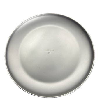 Kórejský titánový tanier – kruhový, čistiaci titan, bezpečný pre mikrovlnnú rúru, elektroplatinovaný povrch