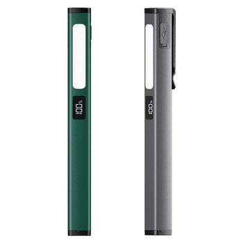 LED toll formájú zseblámpa, újratölthető, mágneses, ütésálló, kemping és autóellenőrzéshez (3W, 120lm, 400mAh, Type-C töltés)