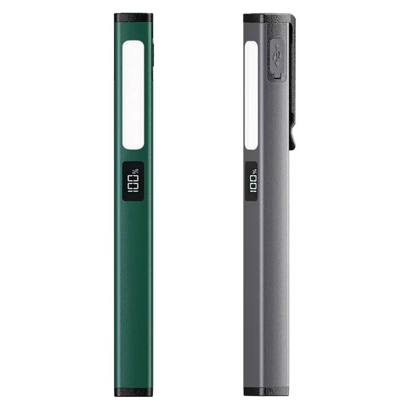 LED toll formájú zseblámpa, újratölthető, mágneses, ütésálló, kemping és autóellenőrzéshez (3W, 120lm, 400mAh, Type-C töltés)