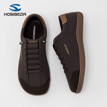 Hobibear Casual Shoes: PU δέρμα πάνω μέρος, στρογγυλός μπροστινός, επίπεδη φτέρνα, σόλα TPR, χαμηλό ύψος