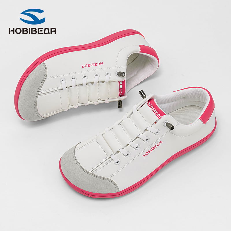 Hobibear Casual Shoes: PU δέρμα πάνω μέρος, στρογγυλός μπροστινός, επίπεδη φτέρνα, σόλα TPR, χαμηλό ύψος