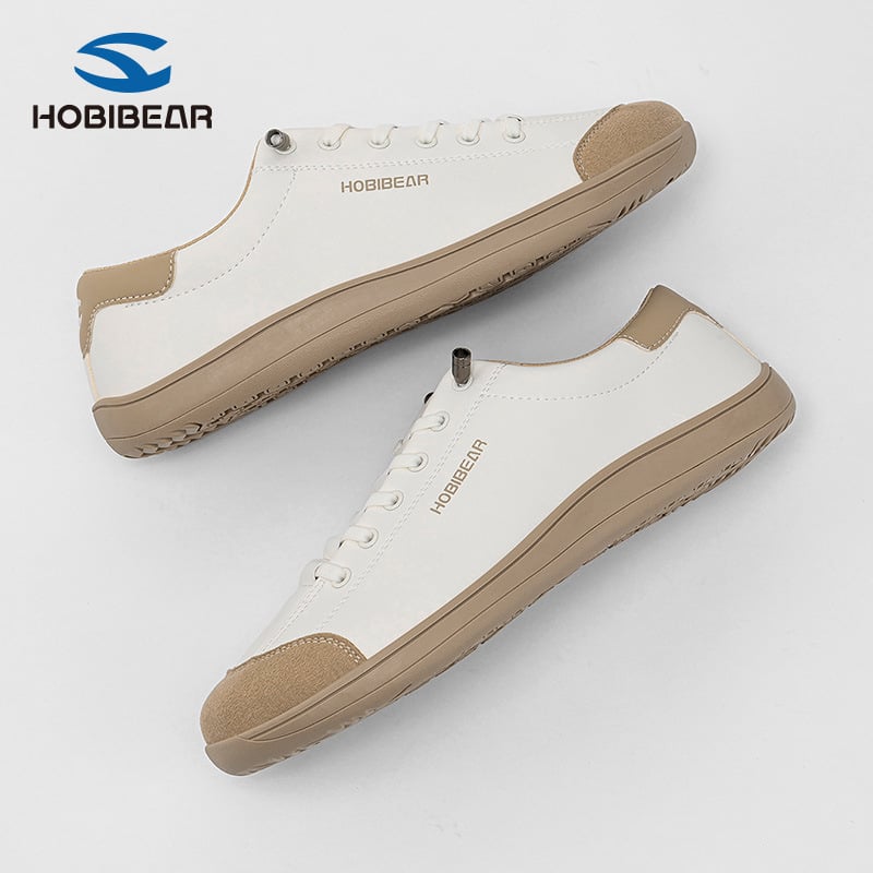 Hobibear Casual Shoes: PU δέρμα πάνω μέρος, στρογγυλός μπροστινός, επίπεδη φτέρνα, σόλα TPR, χαμηλό ύψος