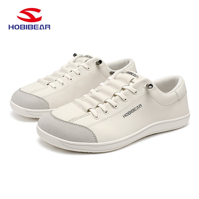 Hobibear Casual Shoes: PU δέρμα πάνω μέρος, στρογγυλός μπροστινός, επίπεδη φτέρνα, σόλα TPR, χαμηλό ύψος