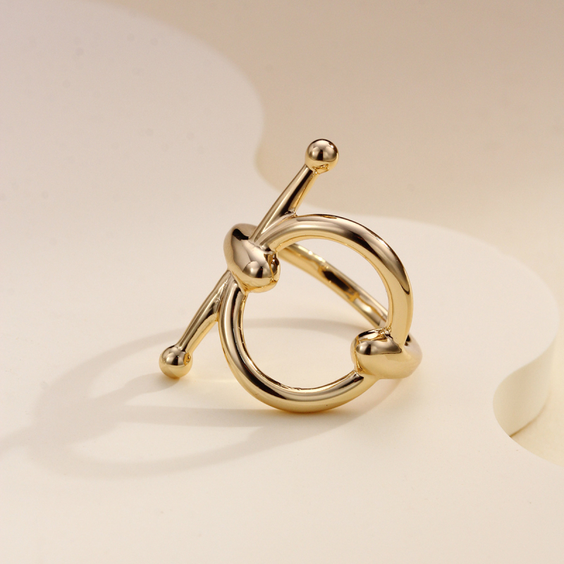 Broșă (cupru, geometric, simplu, feminin, electroplacat)