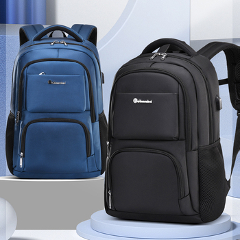 Üzleti laptop hátizsák, vízálló poliészter, kompatibil 16 hüvelykes laptophoz, kapacitás kevesebb mint 20 L, légpárnás vállpántok
