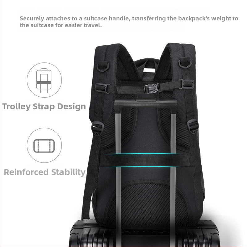 Üzleti laptop hátizsák, vízálló poliészter, kompatibil 16 hüvelykes laptophoz, kapacitás kevesebb mint 20 L, légpárnás vállpántok