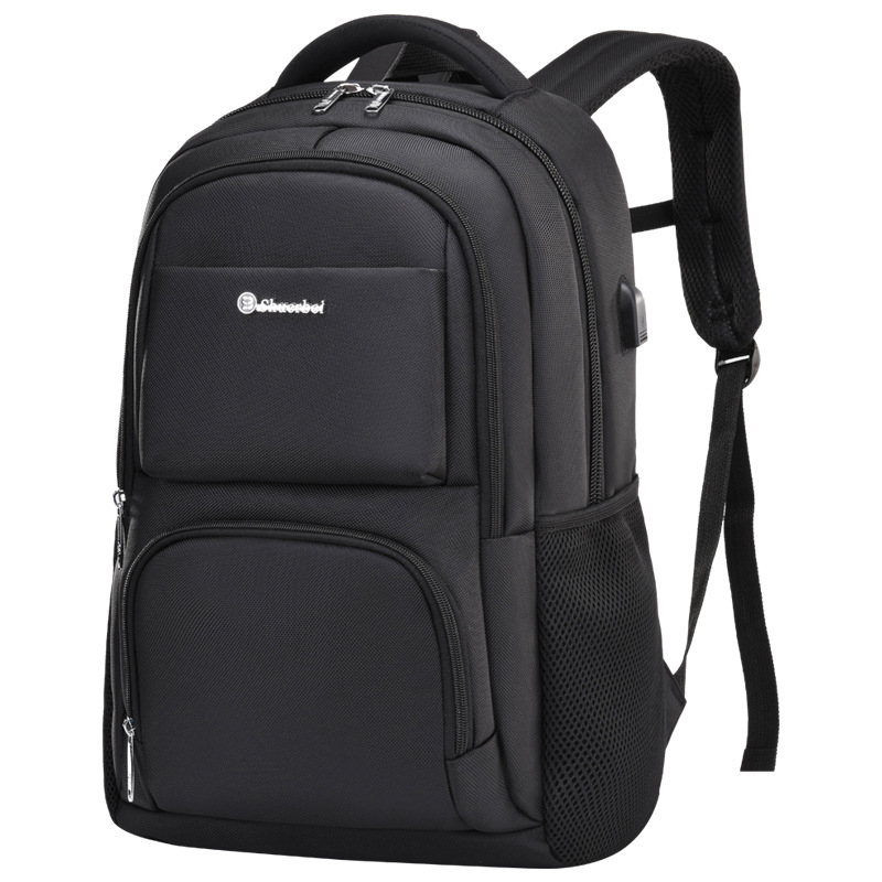 Üzleti laptop hátizsák, vízálló poliészter, kompatibil 16 hüvelykes laptophoz, kapacitás kevesebb mint 20 L, légpárnás vállpántok