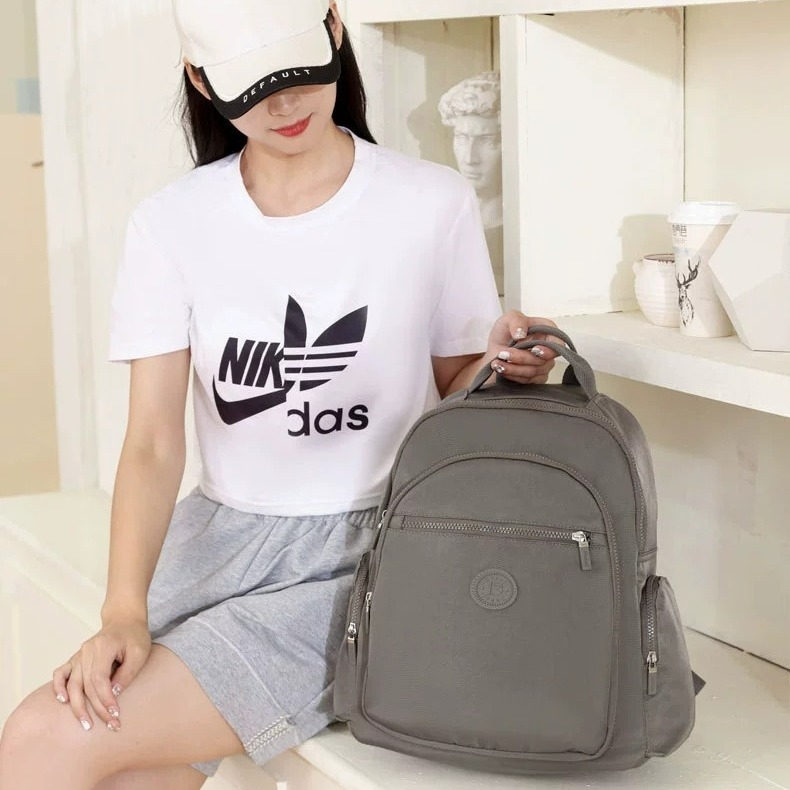 Duobaijia rucsac, stil urban, din Oxford, capacitate mare, buzunar pentru laptop, buzunare cu fermoar, căptușeală din nylon