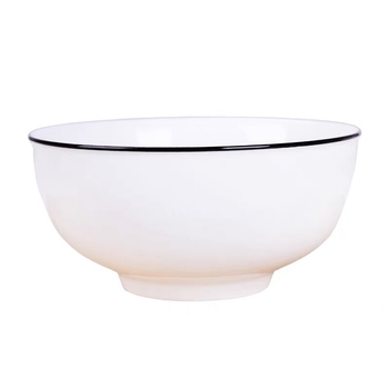 Okrugla keramička zdjela, jedinstven uzorak, podglazurna završna obrada, moderni minimalistički stil