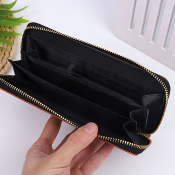 Peach buds PU koža unisex novčanik za kovanice s najlonskom podlogom i uzorkom novca