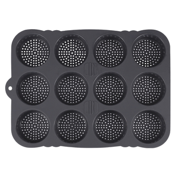 Set de forme din silicon pentru pâine, 12 buc., antiaderent, formă rotundă, pentru coacere acasă - Zilan Ya