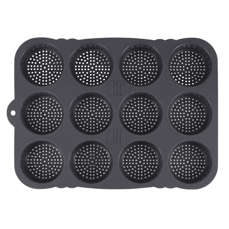 Set de forme din silicon pentru pâine, 12 buc., antiaderent, formă rotundă, pentru coacere acasă - Zilan Ya