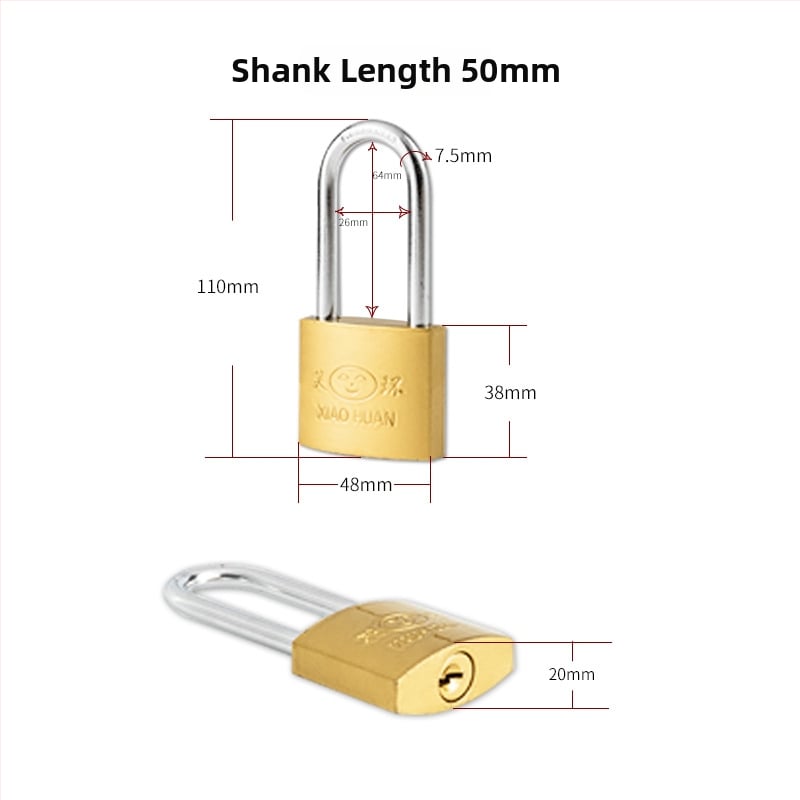 Κλειδαριά ασφαλείας, μοντέλο 8803-XH με μακρύ shackle, μεταλλική, μάρκα Laughing Ring, κατάλληλη για πόρτες, συρτάρια και ντουλάπες οικιακής χρήσης