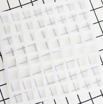 Szilikon négyszögletes csokoládéforma kézműves készítéshez