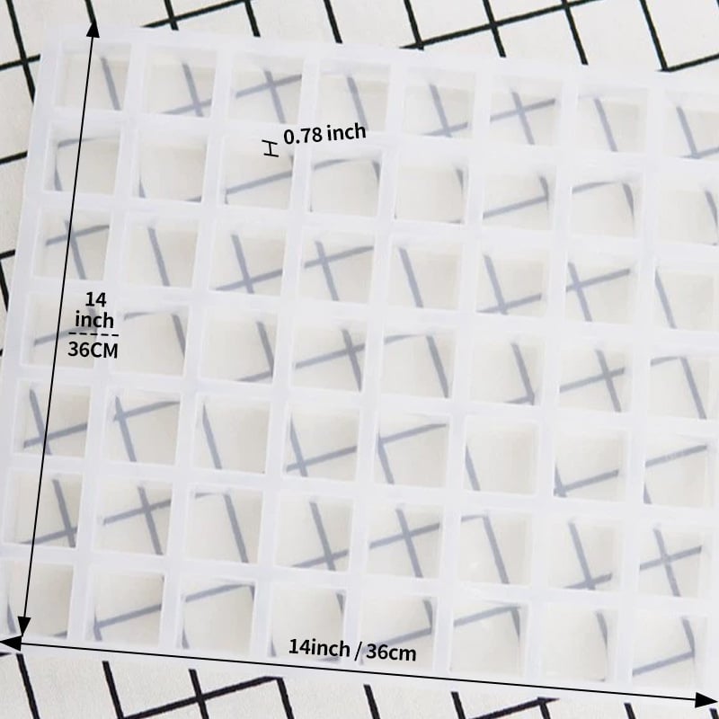 Szilikon négyszögletes csokoládéforma kézműves készítéshez