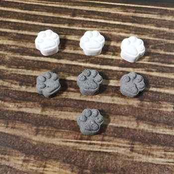 Macska tapp mintázatú tortaforma, szilikonforma, Diy72 sorozat, epoxigyanta kompatibilis