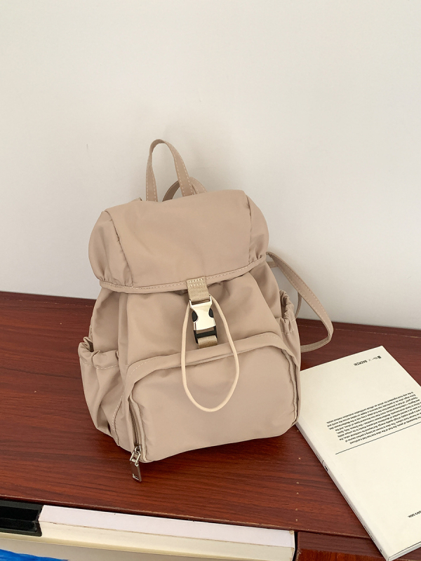 Női nylon hátizsák — városi minimalista stílus, kapacitás 20 L alatt, 8 hüvelykes laptophoz
