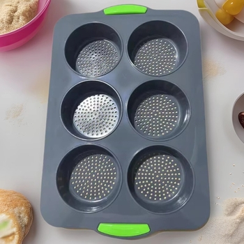 Formă de chec din silicon, silicon alimentar, rezistentă la temperaturi înalte, pentru coacere în casă