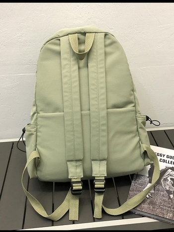 Egyszínű koreai stílusú, egyszerű hátizsák diákoknak, nylonból, kapacitás 20–35 l, kopásálló, 15 hüvelykes laptopnak megfelelő, iskola és utazás.