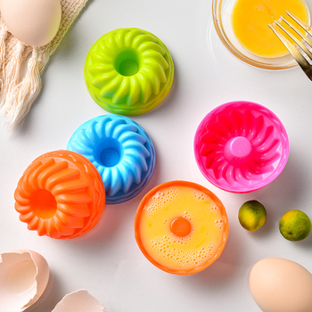 12-dijelni set silikonskih kalupa za muffine, okrugli kalupi za pečenje, za muffine, donute, puding i žele