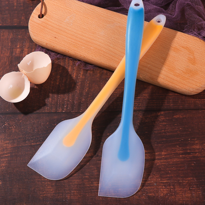 Chef Girl Silikónová špachtľa, dlhý tvar na pečenie, špachtľa na krém torty, pečenie