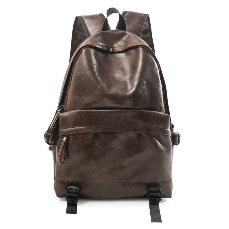 PU mekana kožna ruksak za kampus i putovanja | unisex, kompatibilan s 14-inčnim laptopom, vodootporan, volumen 20-35 L, jastučni sustav zraka na ramenima