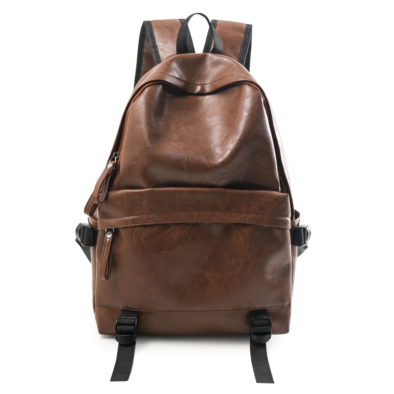 PU mekana kožna ruksak za kampus i putovanja | unisex, kompatibilan s 14-inčnim laptopom, vodootporan, volumen 20-35 L, jastučni sustav zraka na ramenima