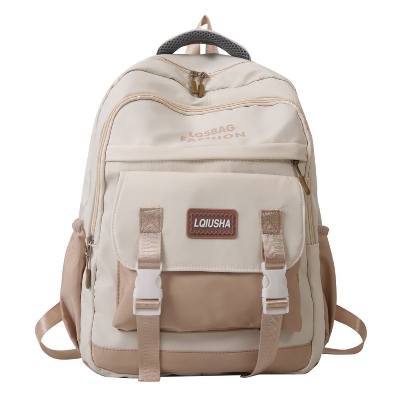 Unisex školský batoh s veľkou kapacitou 20–35L, Oxford látka, mestský minimalistický štýl, priedušné popruhy