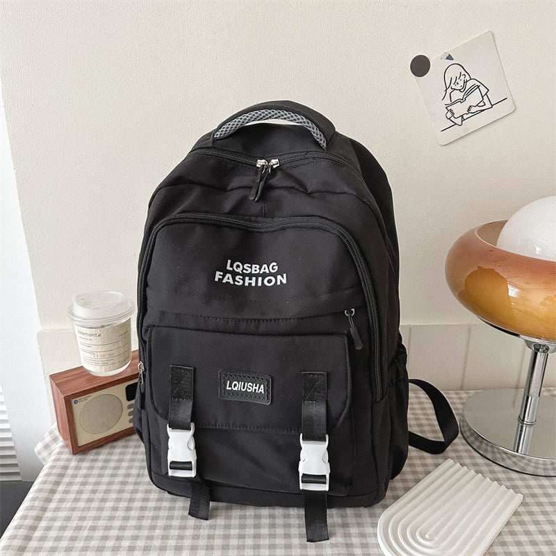 Unisex školský batoh s veľkou kapacitou 20–35L, Oxford látka, mestský minimalistický štýl, priedušné popruhy