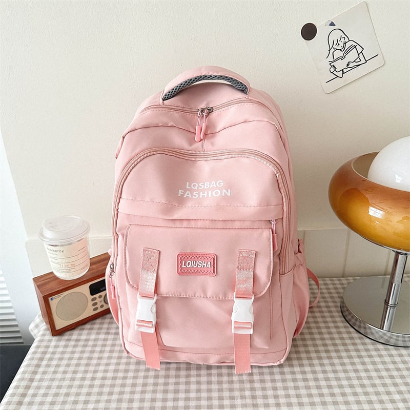 Unisex školský batoh s veľkou kapacitou 20–35L, Oxford látka, mestský minimalistický štýl, priedušné popruhy