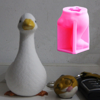 3D kalup za ukrasnu gusku, silikonski kalup za pečenje, kvadratni oblik