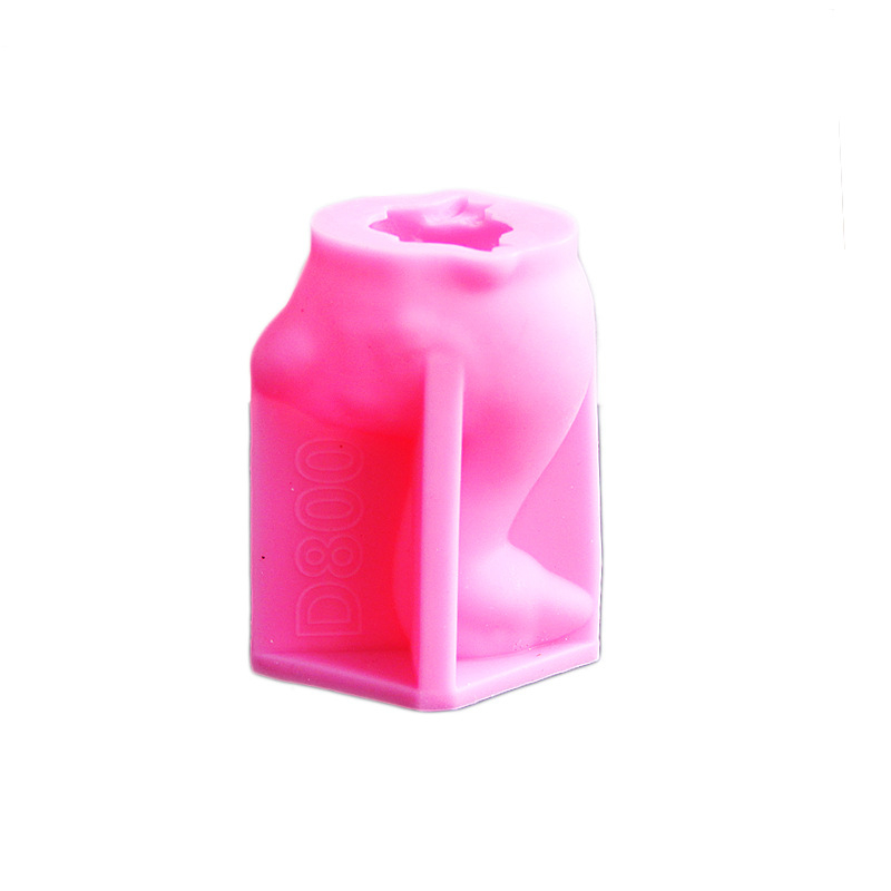 3D kalup za ukrasnu gusku, silikonski kalup za pečenje, kvadratni oblik