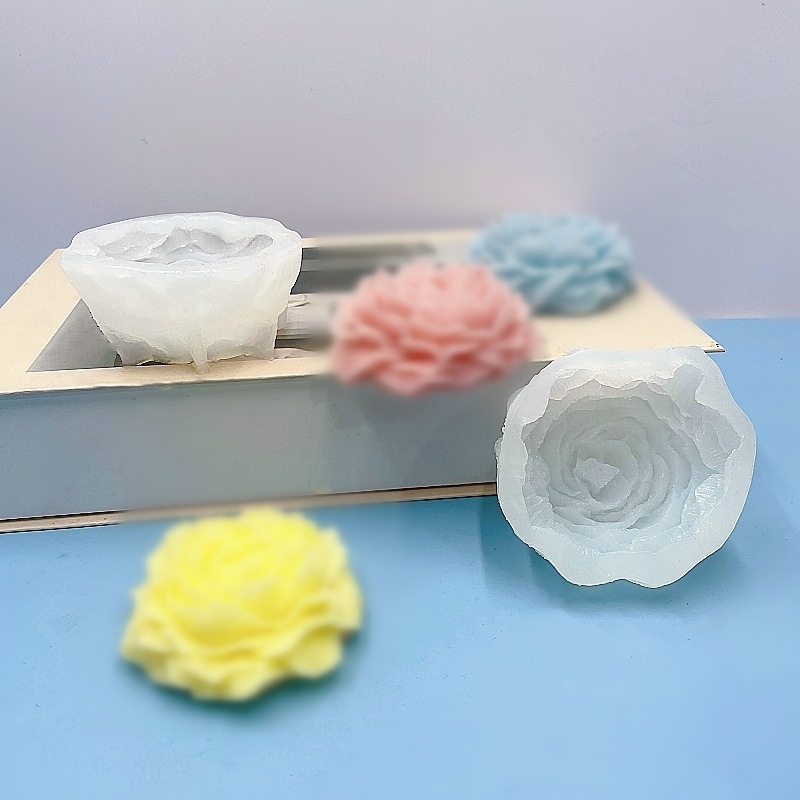 Szilikon forma pivonija virág sütéshez és gyertyaöntéshez