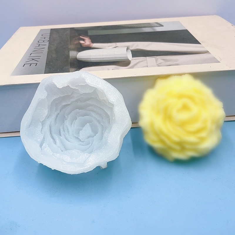 Szilikon forma pivonija virág sütéshez és gyertyaöntéshez