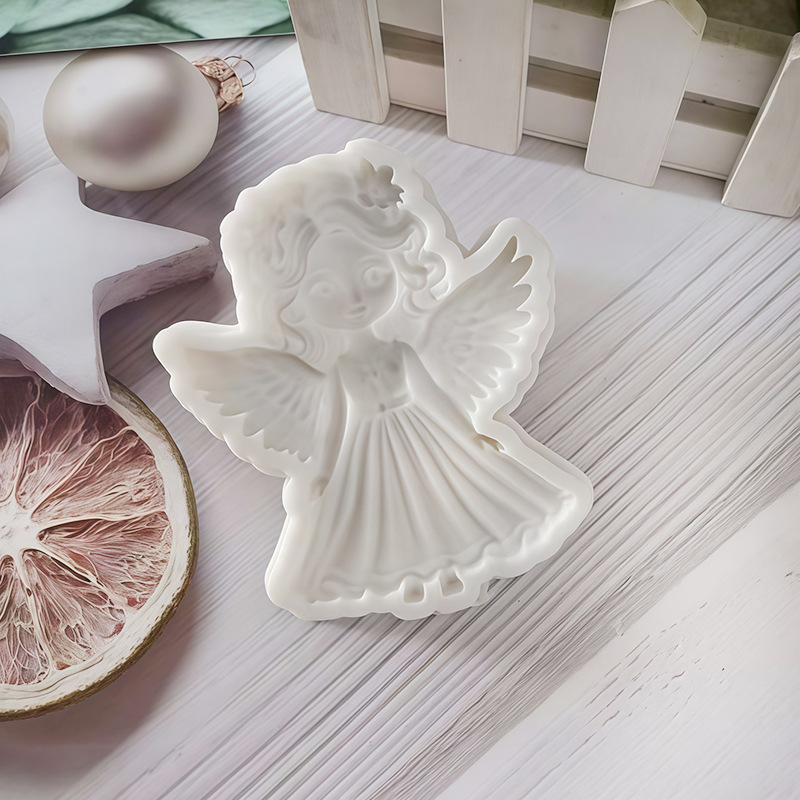 Silikonska kalupa za tortu — nepravilan oblik s motivom leptira i vile, za fondant, gumene poslastice i smolu (Silicon art)