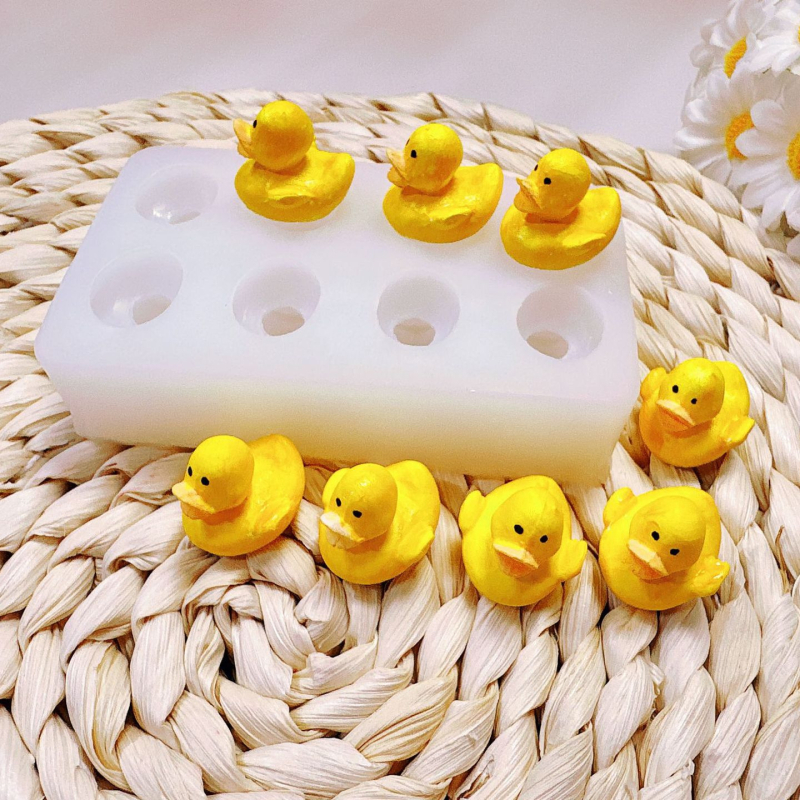 Szilikonból készült 3D kacsa torta forma — szabálytalan alak, többfunkciós felhasználás tortákhoz, fondant-hoz, csokoládéhoz és mousse-hoz