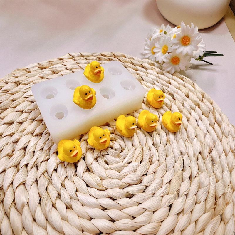 Szilikonból készült 3D kacsa torta forma — szabálytalan alak, többfunkciós felhasználás tortákhoz, fondant-hoz, csokoládéhoz és mousse-hoz