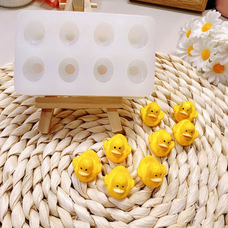 Szilikonból készült 3D kacsa torta forma — szabálytalan alak, többfunkciós felhasználás tortákhoz, fondant-hoz, csokoládéhoz és mousse-hoz