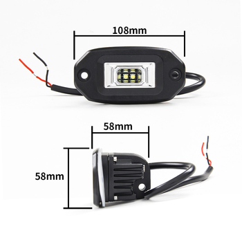 SK-20SD 20W LED Radna svjetiljka Floodlight za terenska vozila, 12V, 1800 lm, 6000K