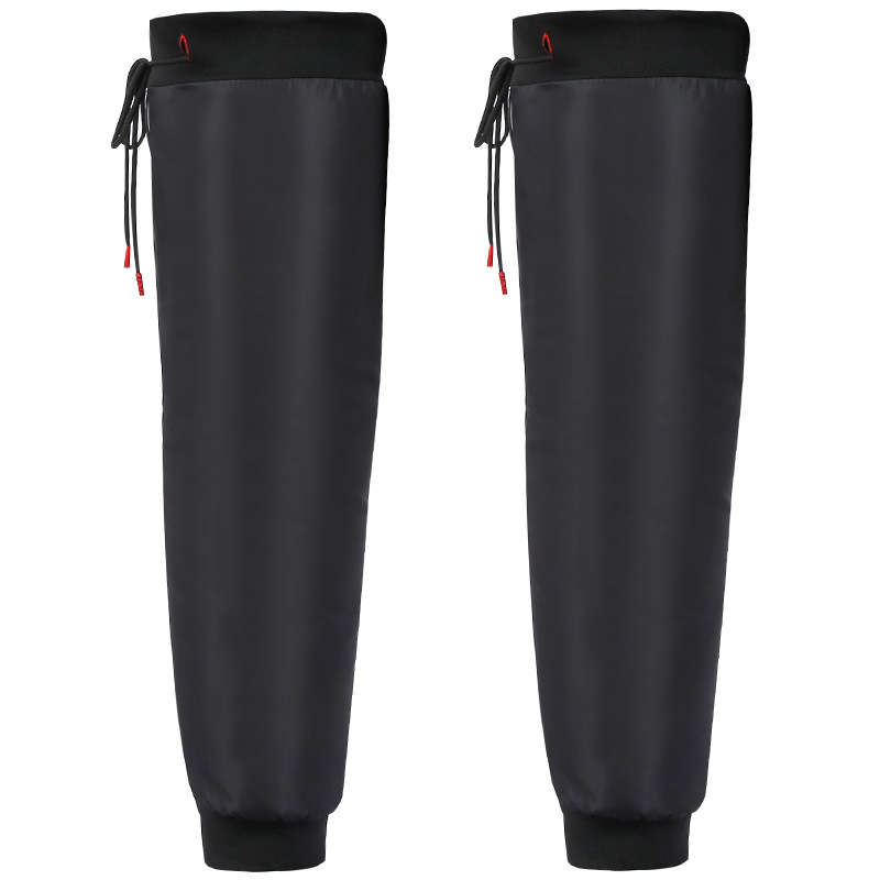 Protecții pentru genunchi de iarnă pentru biciclete electrice/motociclete, cu căptușeală din fleece, impermeabile, rezistente la vânt și cu căptușeală groasă