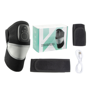 Наколенки с масаж и затопляне с червена светлина, 45-65°C, 7,5 W, DC5V/2A, безжични