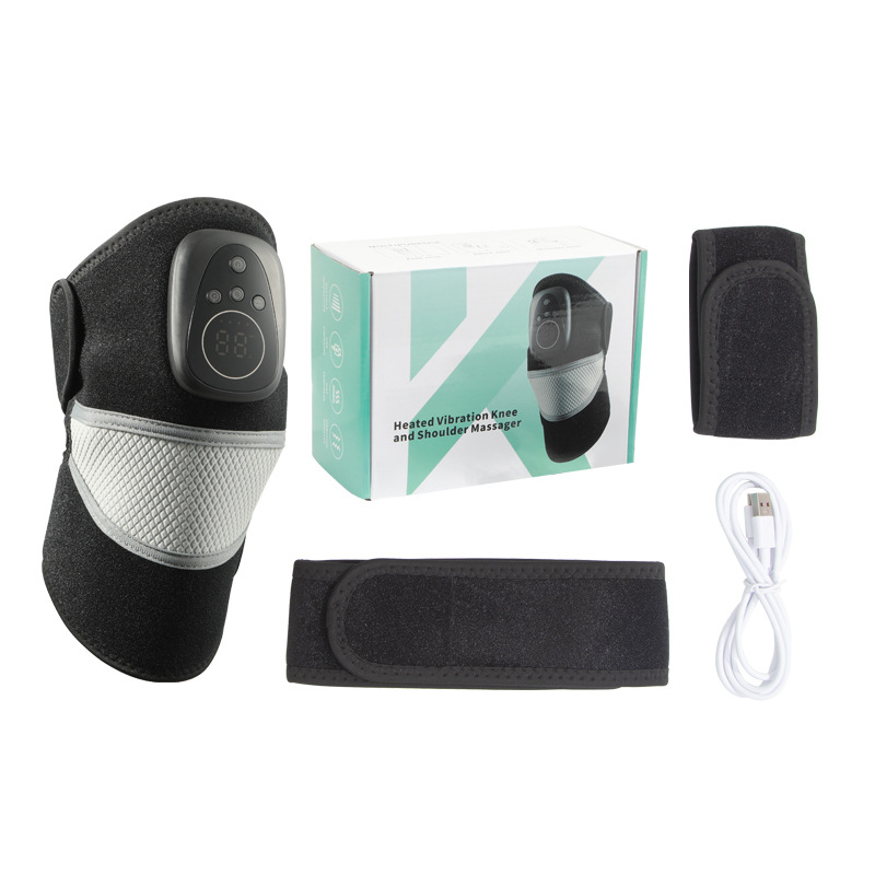 Наколенки с масаж и затопляне с червена светлина, 45-65°C, 7,5 W, DC5V/2A, безжични