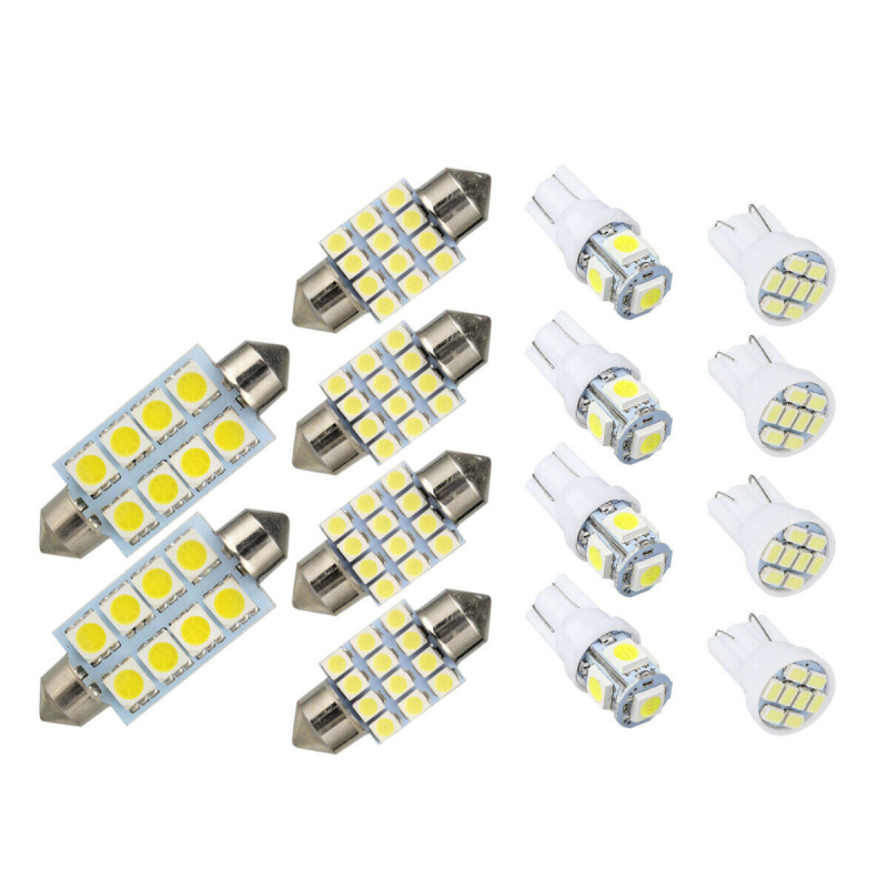 14 gab LED gaismu komplekts auto 12V IP68 5050 LED 6000K